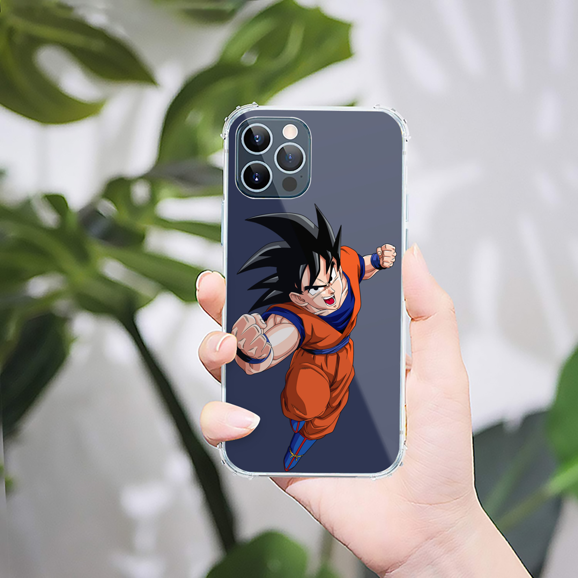 （画像用） ドラゴンボール 孫悟空（そん ごくう）Son Goku カカロット DRAGON BALL Kakarotto 【iPhone 12シリーズ対応】透明スマホケース（クリアソフトケース）